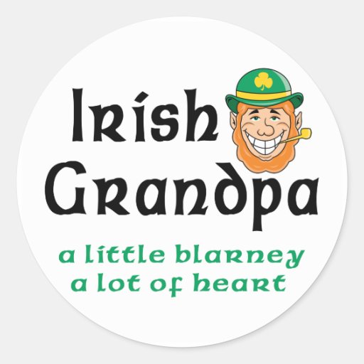 Regalo irlandés del abuelo etiquetas  
