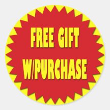REGALO LIBRE CON LA ETIQUETA DE LAS VENTAS AL POR 