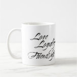 Regalo nupcial de la foto de encargo de la AMISTAD Tazas De Café