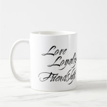 Regalo nupcial de la foto de encargo de la AMISTAD tazas