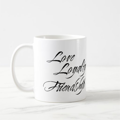 Regalo nupcial de la foto de encargo de la AMISTAD Tazas De Café