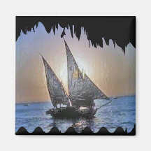 Regalo perfecto:  Viaje del viaje de la vela Imán De Frigorifico