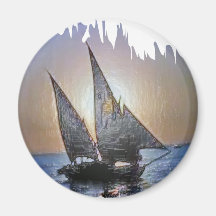 Regalo perfecto:  Viaje del viaje de la vela Imán De Frigorifico