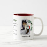 Regalo personalizado del navidad de los vecinos tazas de café