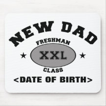 Regalo personalizado nuevo papá XXL Alfombrillas De Raton