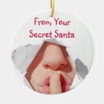 Regalo secreto de Santa Ornamentos De Reyes Magos