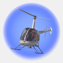 Regalo y pegatinas del helicóptero de la diversión