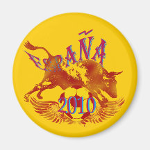 Regalos 2010 del balón de fútbol de Toro del Grung Imán
