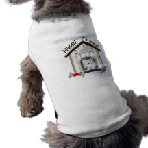 Regalos adaptables del perro de Westie del navidad Camisetas De Perro