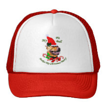 Regalos americanos del navidad de Terrier de pitbu Gorros