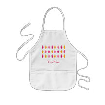 Regalos anaranjados rosados de la cocina del model delantal