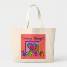 Regalos artsy enrrollados del diseño del terapeuta bolsa lienzo