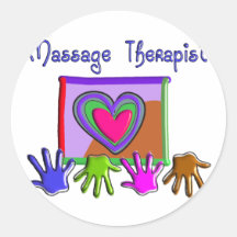 Regalos artsy enrrollados del diseño del terapeuta etiqueta