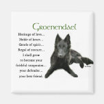 Regalos belgas del perro pastor de Groenendael Imanes De Nevera