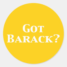 Regalos conseguidos de Barack Pegatinas