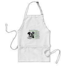 Regalos de Boston Terrier Delantal