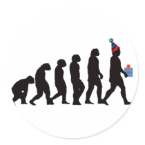 ¡Regalos de cumpleaños, evolución de Pary! Pegatina