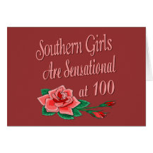 Regalos de cumpleaños para los chicas meridionales tarjetas