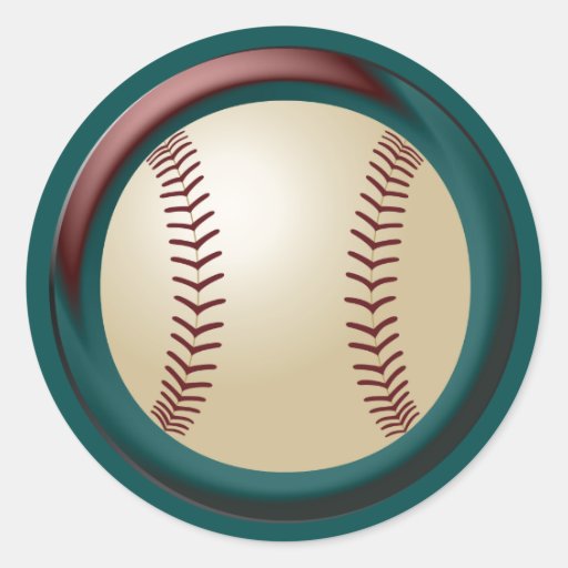 Regalos de encargo de los pegatinas del béisbol