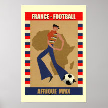 Regalos de Francia Afrique MMX Francia Afrique du  Poster