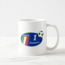 Regalos de Italia del italiano de Azzurri Italia Tazas