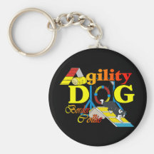 Regalos de la agilidad del border collie llavero