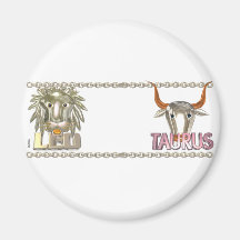 Regalos de la amistad del zodiaco del tauro de Val Imán De Nevera