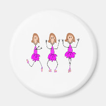 Regalos de la bailarina--Adorable Iman De Nevera