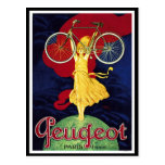 Regalos de la bicicleta del vintage - ciclos Peuge Postales
