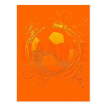 Regalos de la bola del grunge del fútbol de los af tarjetas postales