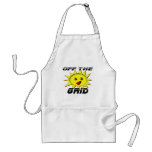 Regalos de la energía solar y camiseta promocional delantales