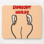 Regalos de la enfermera de la endoscopia alfombrilla de ratón