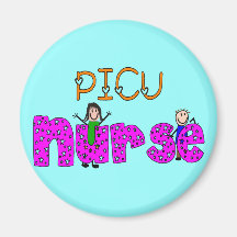 Regalos de la enfermera de PICU Imanes De Nevera