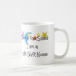 Regalos de la enfermera del turno de noche taza de café