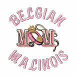 Regalos de la mamá de Malinois del belga Sudadera Con Capucha Bordada
