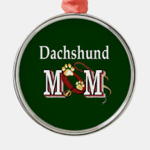 Regalos de la mamá del Dachshund Adorno