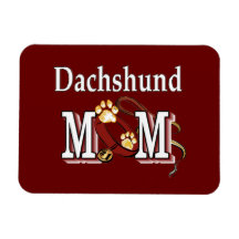 Regalos de la mamá del Dachshund Iman Rectangular