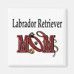 Regalos de la MAMÁ del labrador retriever Imanes De Nevera