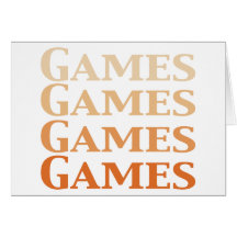 Regalos de los juegos de los juegos de los juegos  tarjetón
