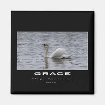 Regalos de motivación del cisne iman para frigorífico