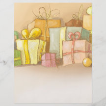 regalos de Navidad a montones Tarjetón