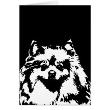 Regalos de Pomeranian - tarjeta
