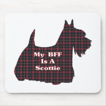 Regalos de Terrier BFF del escocés Alfombrilla De Ratones