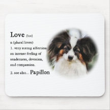 Regalos del arte de Papillon Tapetes De Raton