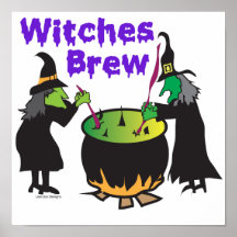 Regalos del Brew de las brujas Impresiones