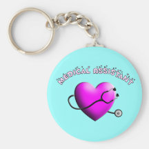 Regalos del diseño del CORAZÓN del ROSA del auxili Llavero