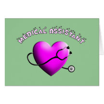 Regalos del diseño del CORAZÓN del ROSA del auxili Tarjetas