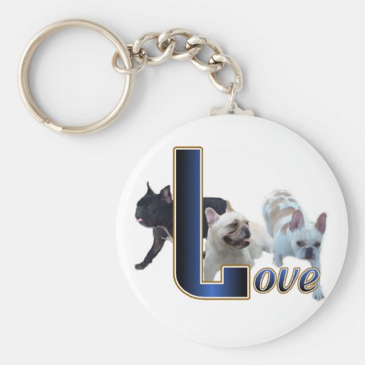 Regalos del dogo francés llaveros