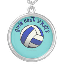 Regalos del equipo del voleibol de los chicas - az pendientes personalizados