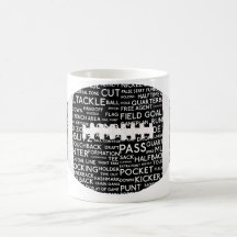 regalos del fútbol americano taza de café